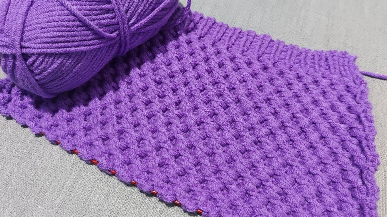 Dense Relief Knitting Pattern | Easy to Knit