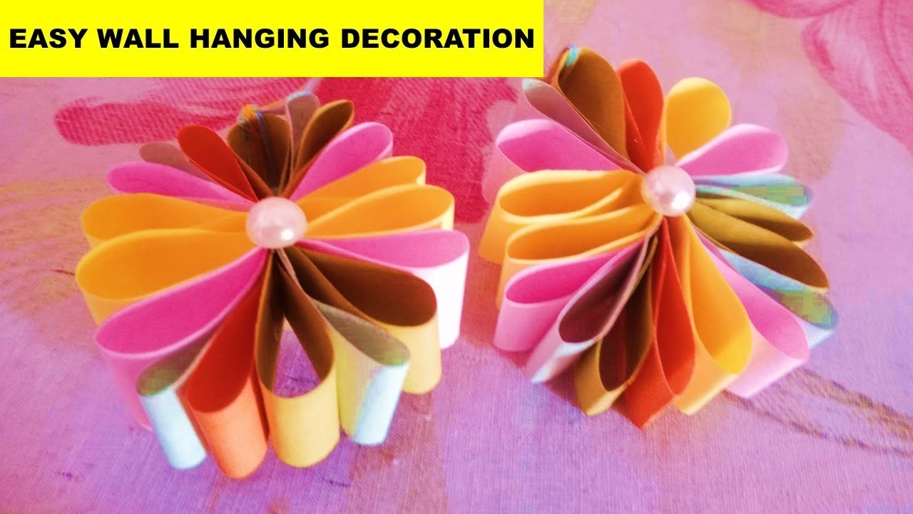 Diy paper crafts| Easy wall hanging Decoration | Diy room Decoration ideas at Home