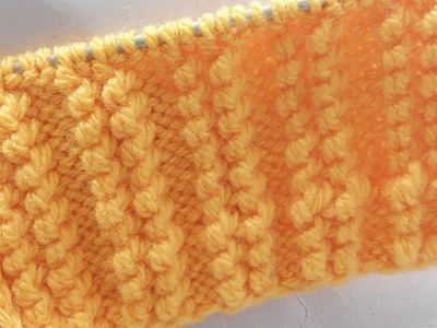 EASY AND BEAUTIFUL KNITTING STITCH PATTERN FOR SWEATER