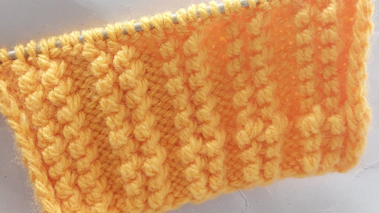 EASY AND BEAUTIFUL KNITTING STITCH PATTERN FOR SWEATER