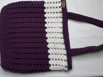 Easy Crochet Tote Bag With a Beautiful Pattern
