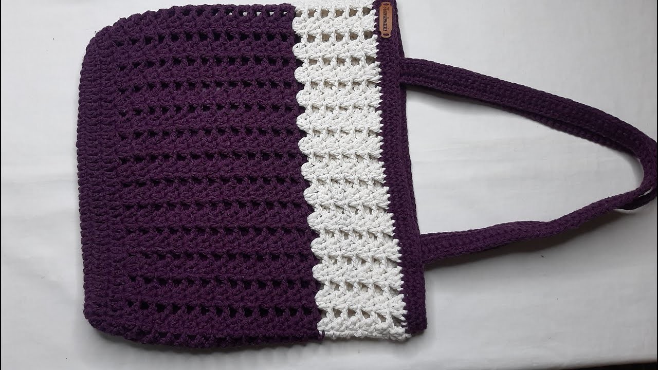 Easy Crochet Tote Bag With a Beautiful Pattern