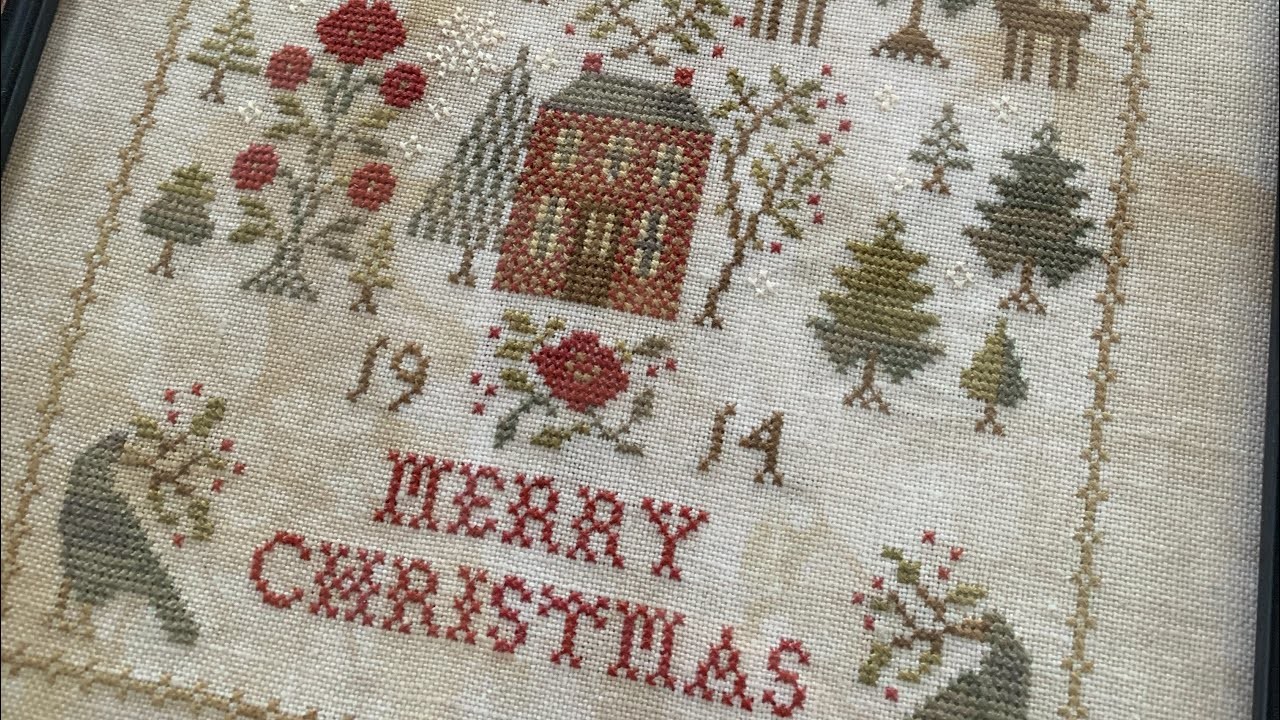 FlossTube:  Christmas Time Means Stitching to Me♥️