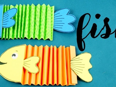 How to Make Easy Paper Fish at Home + More Kids Craft Videos