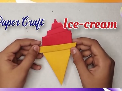 How to make Paper Icecream.Paper Craft.Paper Icecream.Origami.Icecream.Easy Paper Craft.Easy Craft