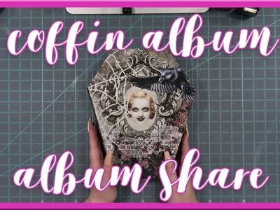 Kathryn Scraps Coffin Album | Project Review | PP Halloween Night
