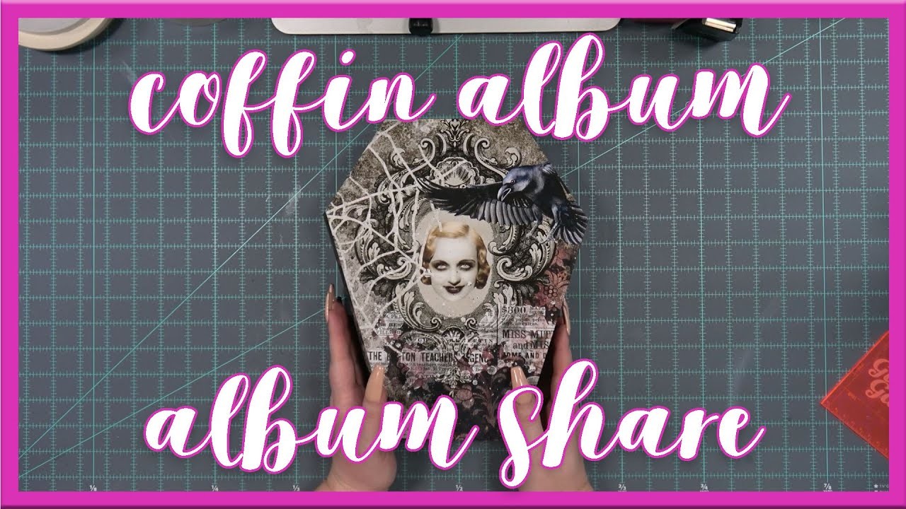 Kathryn Scraps Coffin Album | Project Review | PP Halloween Night