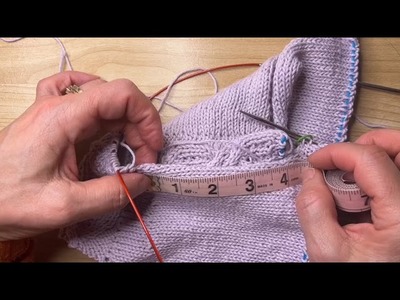 Knots & Dots Pullover | Technique 6 | Short Row Sleeve Cap Shaping
