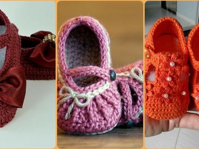 Modern and unique crochet baby shoes ideas and designs - Free crochet patterns
