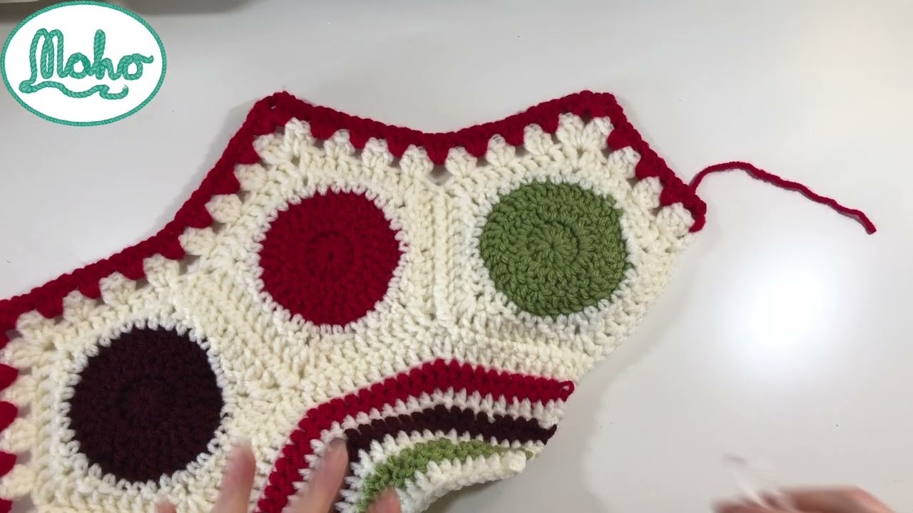 Moho-ho Christmas Tree Skirt Crochet-along Part 5
