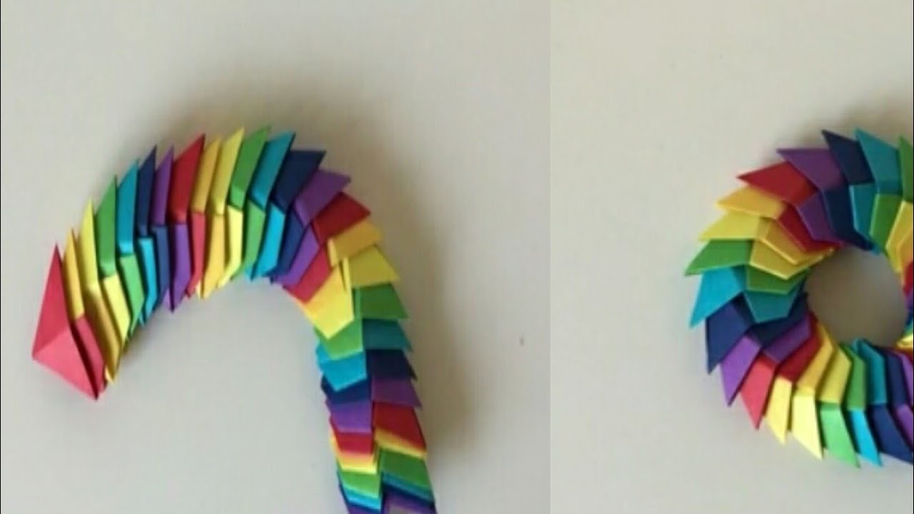 Origami paper crafts ice cream cone tutorial easy!!Rainbow friends roblox make lankybox