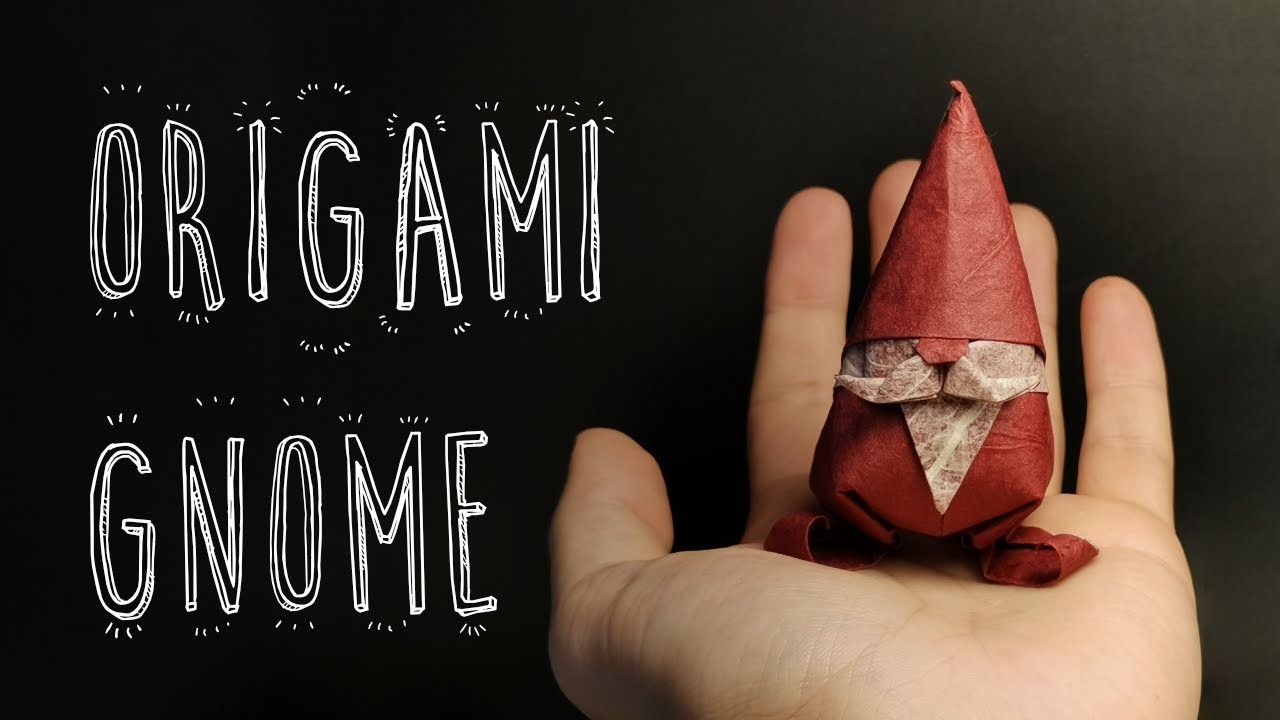 Origami Standing Gnome (Riccardo Foschi)