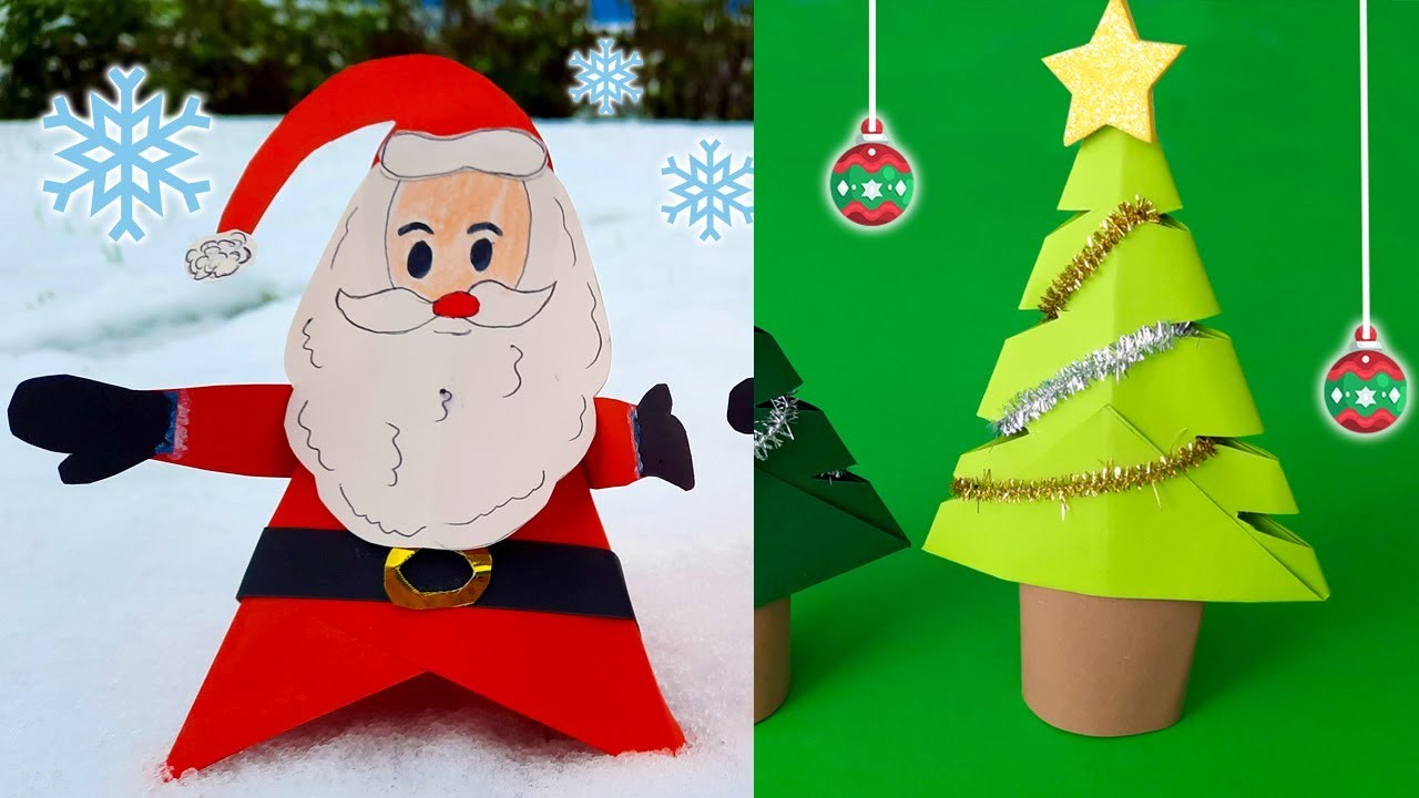 Paper christmas decorations 2023  | christmas paper crafts