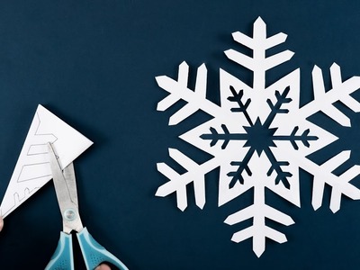 Paper Snowflakes #28 - How to make Snowflakes out of paper - DIY Christmas Craft