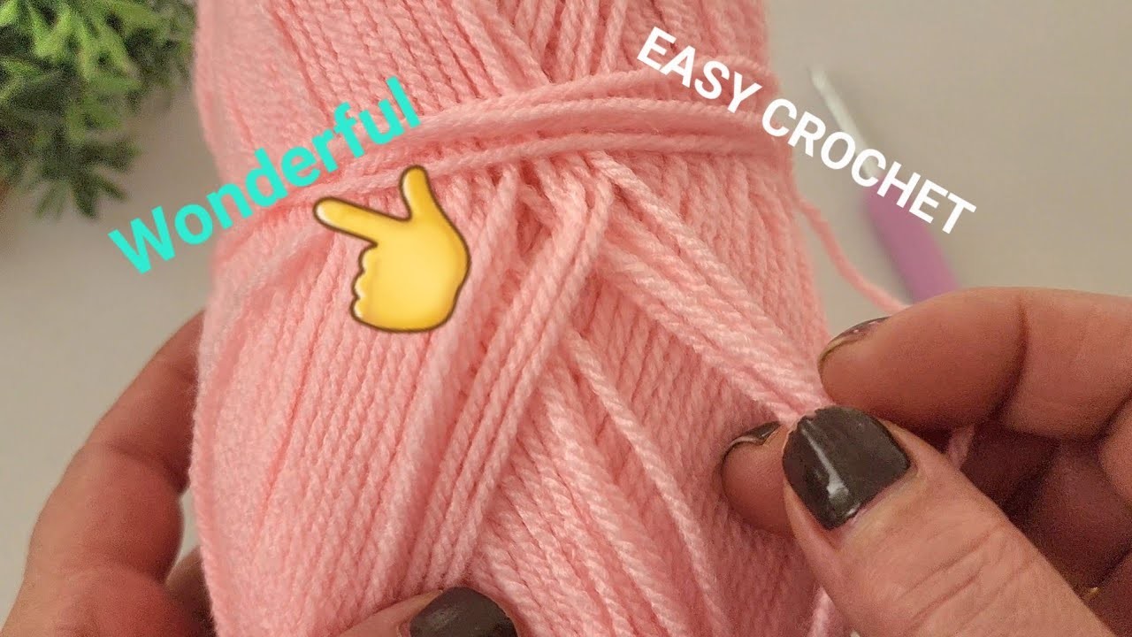 PERFECT ????very easy crochet knitting pattern for beginners