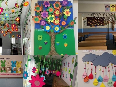 Preschool decoration ideas.Classroom decoration design.wall decoration Craft.door decoration ideas