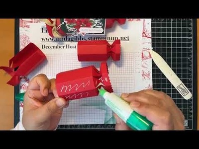 Stamping A-Z Episode 103 - Cracker and Treat box gifts and table decor!