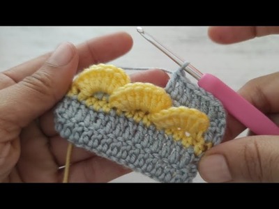 ????????The most FANTASTİC & super easy crochet 3D baby blanket pattern for beginners - blanket crochet