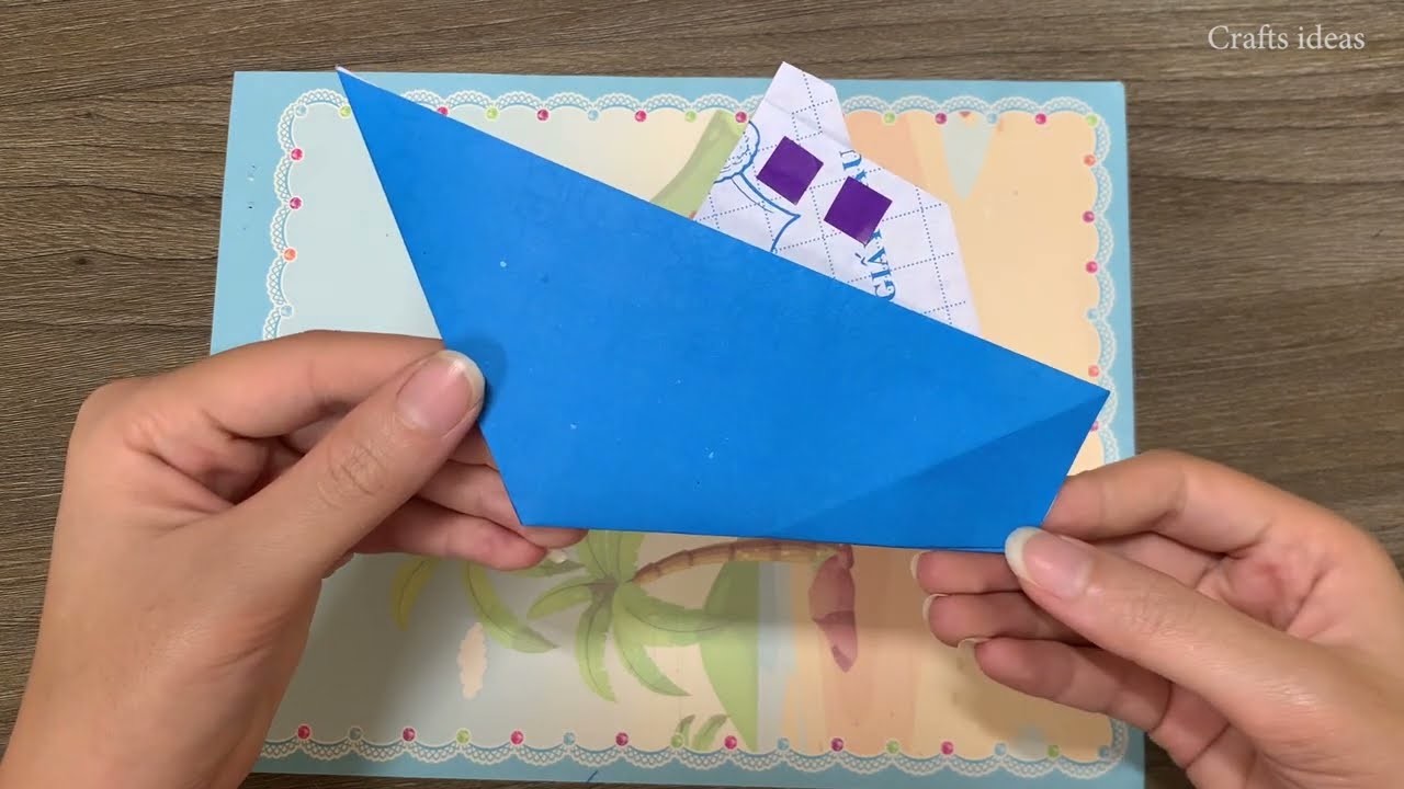 Tutorial - How to Make a Paper Canoe - Paper Boat Making Origami