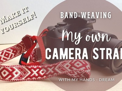 Weave yourself a new camera strap with a double-slotted rigid heddle! A free pattern included!