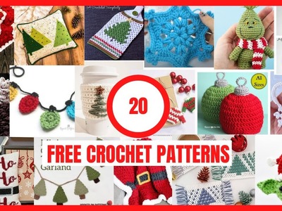 20 Free Christmas Crochet Patterns