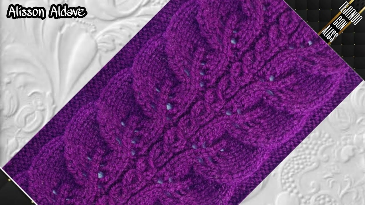 #248 - TEJIDO A DOS AGUJAS. knitting patterns. Alisson Aldave