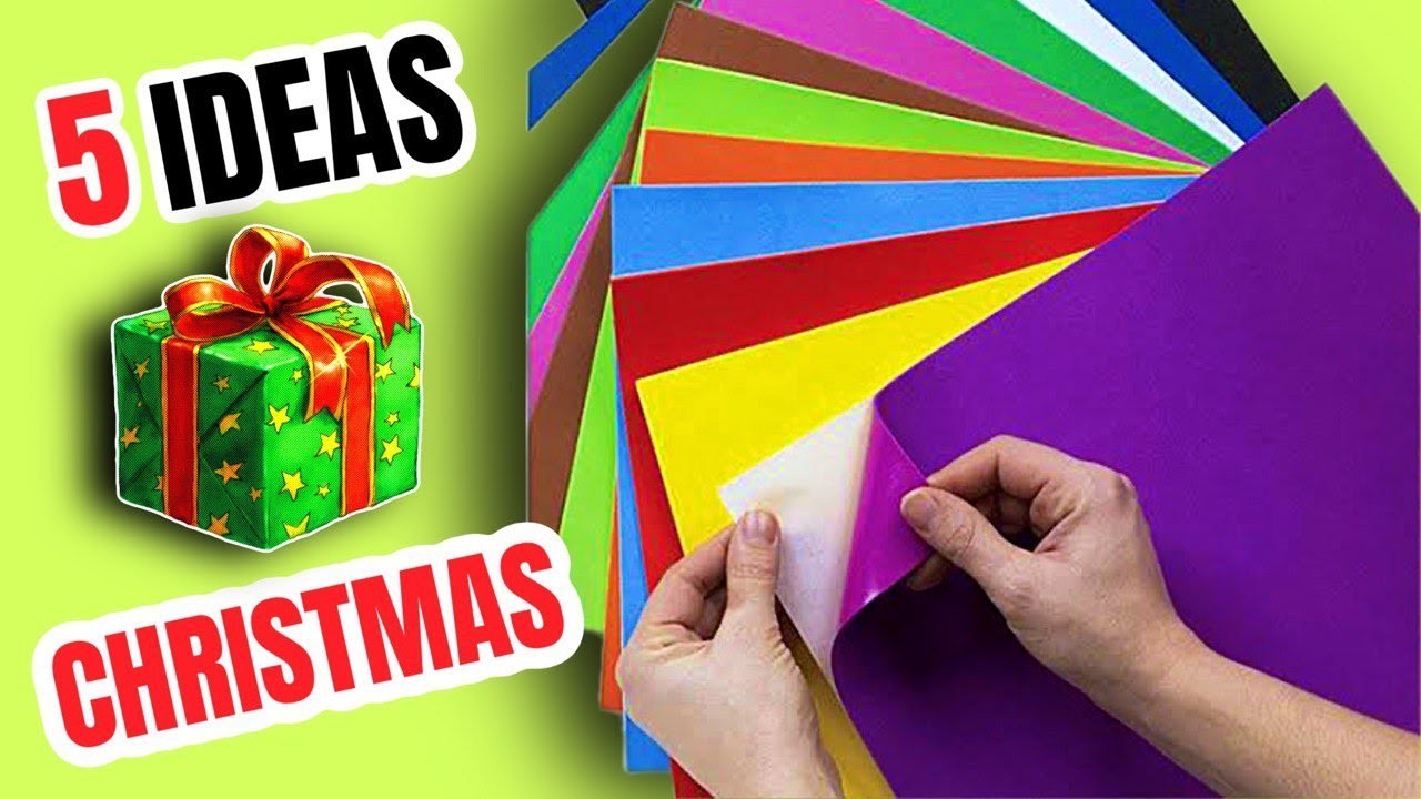 5 Christmas gift ideas. foam sheet craft ideas