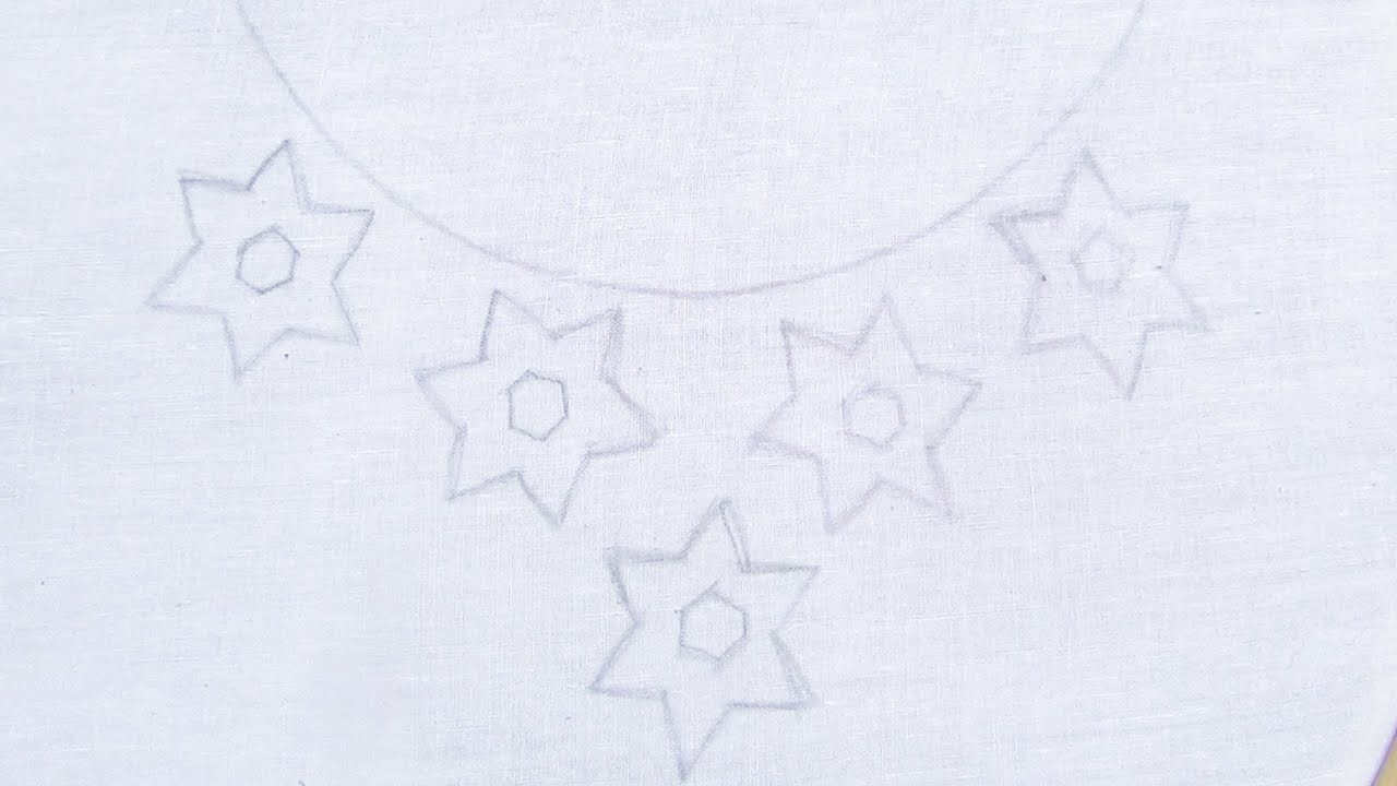 Amazing Neck Hand Embroidery Tutorial With Beads & Pearl, Beautiful Hand Embroidery Neck Design