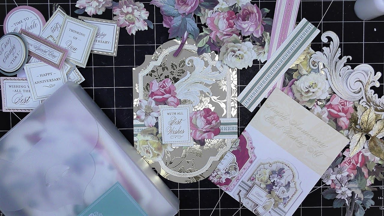 Anna Griffin Autoship: Simply Anniversary Card Making Kit Unboxing & Tutorial! A Gorgeous Kit!