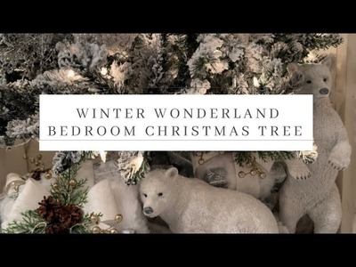 BEDROOM CHRISTMAS TREE|WINTER WONDERLAND #christmas #christmastree