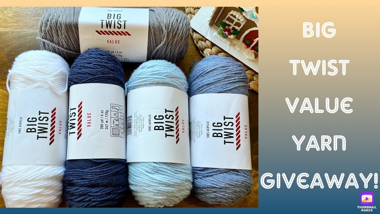 ???? Big Twist Value Yarn Giveaway + WIP Wednesday Crochet Gifts Chat