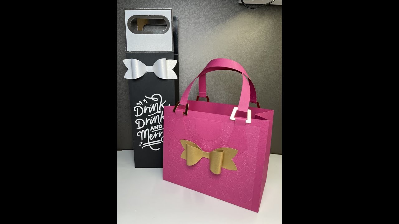 Christmas Handbag and Wine Bag