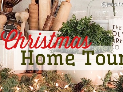 Christmas Home Tour | Slow Living | Simple Decor | #hometour #christmas #slowliving #cottagecore