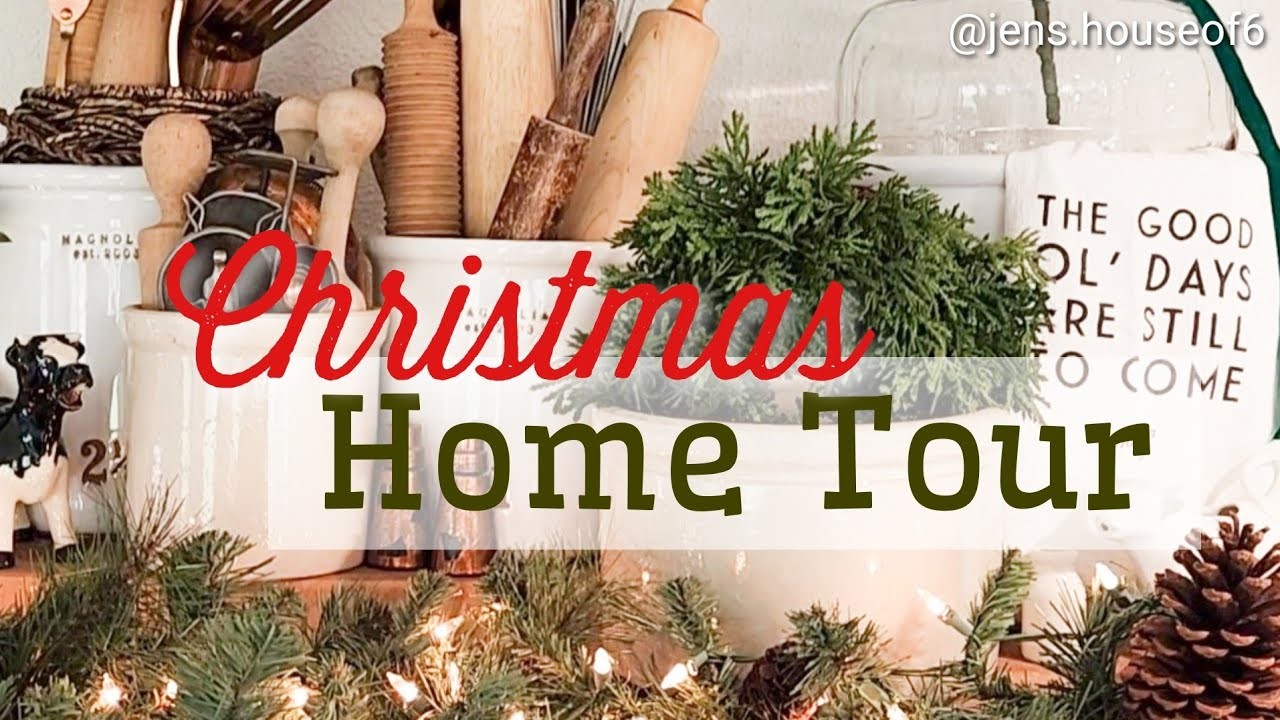 Christmas Home Tour | Slow Living | Simple Decor | #hometour #christmas #slowliving #cottagecore