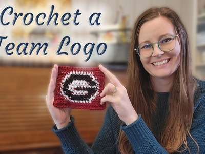 Crochet the Georgia Bulldogs Logo