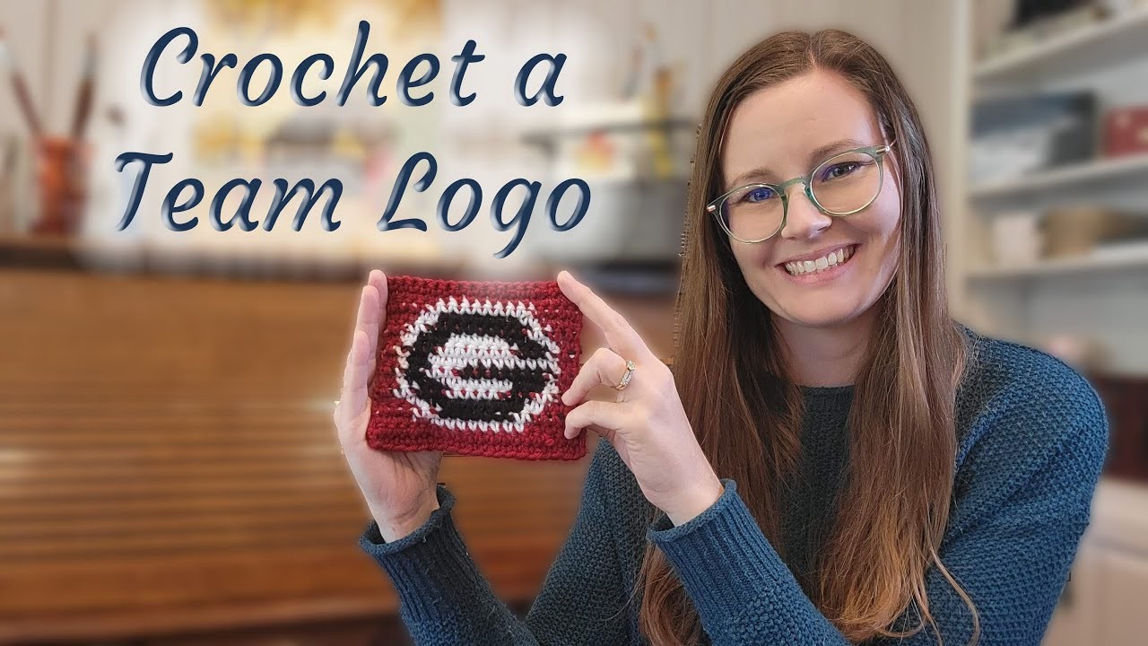 Crochet the Georgia Bulldogs Logo