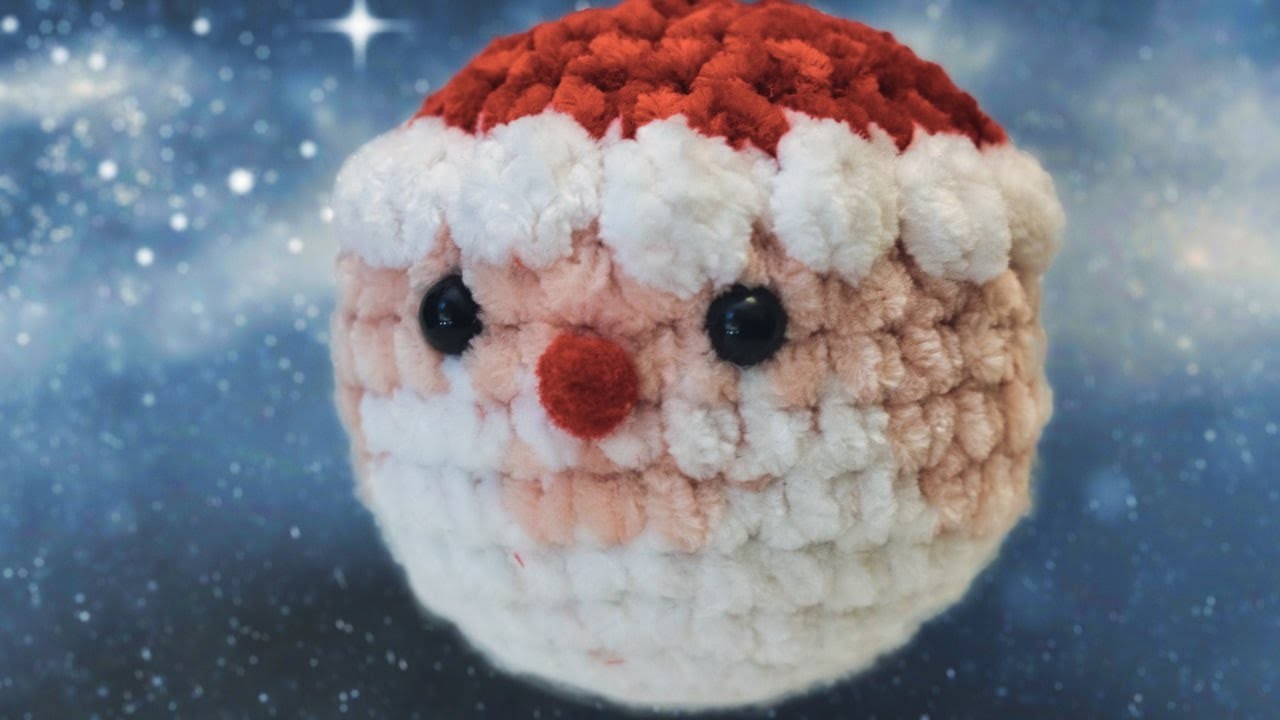 Crochet Tutorial Santa Ball
