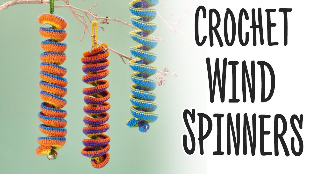 Crochet Wind Spinners: Easy Crochet Pattern To Make With Your Scraps!