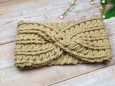 Crochet X-Twist Headband Tutorial