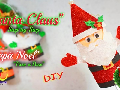 DIY Santa Claus. Christmas Decorations #christmasdecorations #santaclausmaking #papanoel #diycrafts