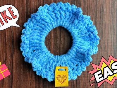 Easy Easy ???? Crochet  Scrunchies for Beginners . Crochet Tutorial