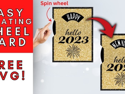 Easy Rotating Wheel DIY Holiday Cards with Cricut | Christmas Cards | Happy Birthday Cards