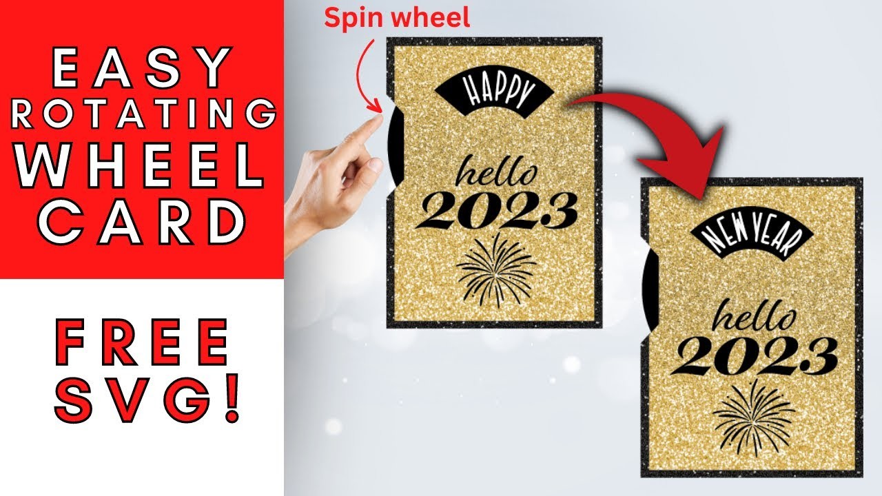 Easy Rotating Wheel DIY Holiday Cards with Cricut | Christmas Cards | Happy Birthday Cards