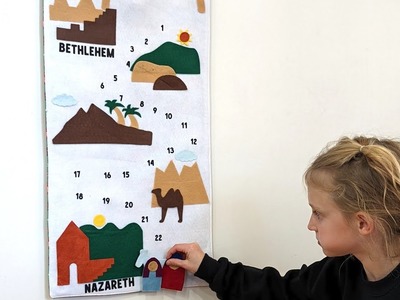 How to Make a Felt Nativity Advent Calendar with a Free Sewing Pattern