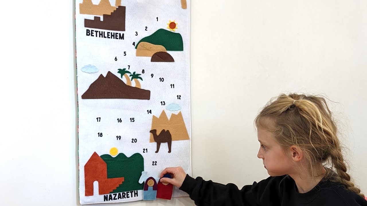 How to Make a Felt Nativity Advent Calendar with a Free Sewing Pattern