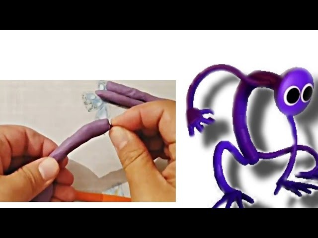 HOW TO MAKE PERPLE FROM ROBLOX RAINBOW FRIENDS