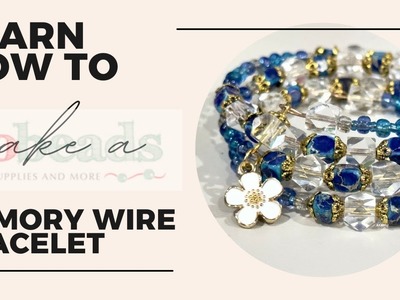 Jewelry Making For Beginners: How To Make Memory Wire Bracelets #COBEADS #springbracelet #loopwire