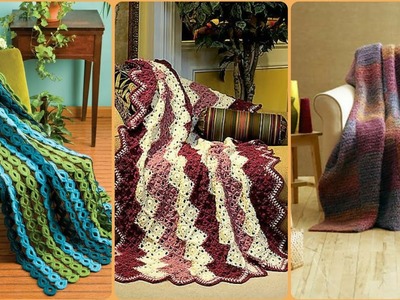 Latest and trendy crochet mile a minute afghan blanket patters for winters collection