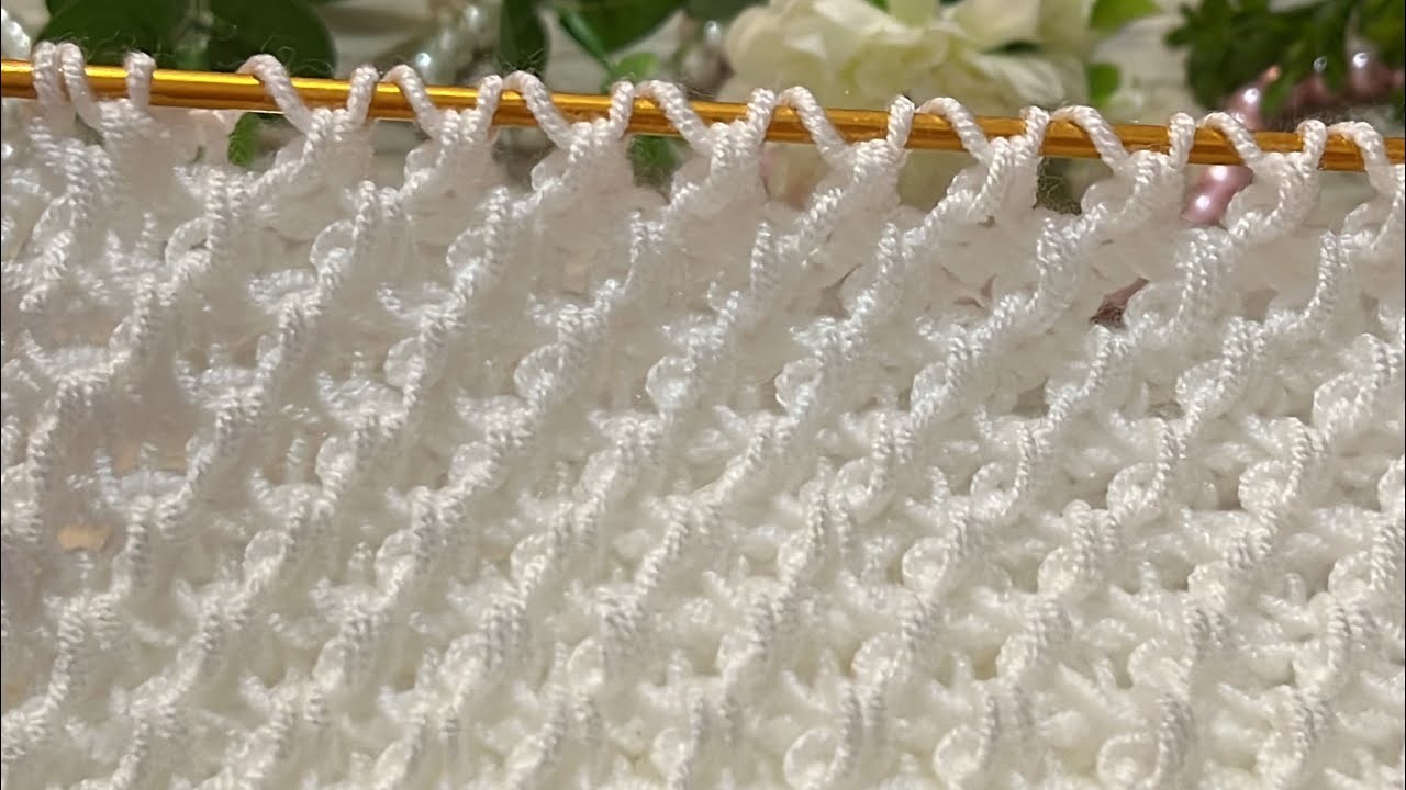 Muy hermoso!???????? Easy Crochet for Beginners. Crochet Baby Blanket. tunisian crochet