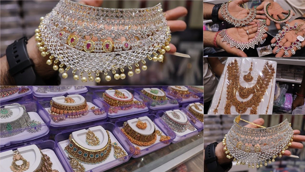 Rs. 120 Choker Cheap and Best Immitation jewellery Necklace Temple Haram Muhurtham Bridal set